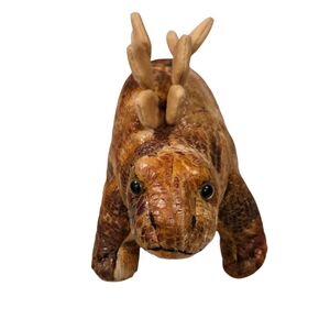 Gund Plush Dinosaur Grog The Stegosaurus 13" Realistic Scales Stuffed Animal Toy